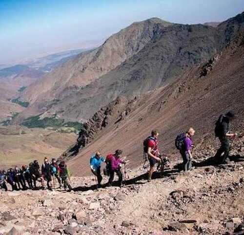 Hiking in Atlas Mountains